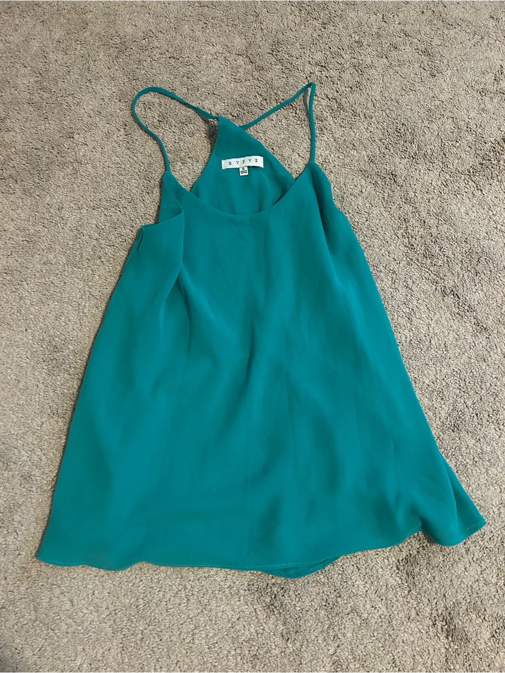 HYFVE Teal Spaghetti Strap Tank/Camisole
